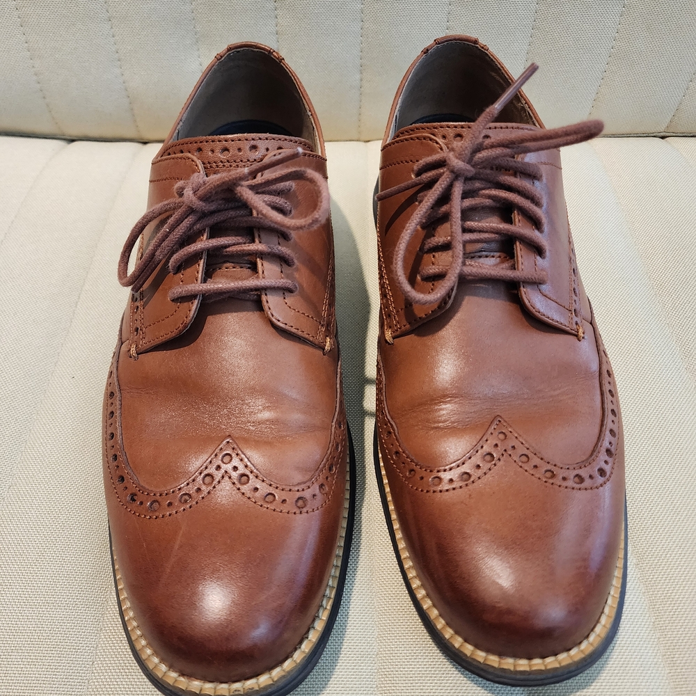 Cole Hann Classic Brown Leather Brogue Shoes
